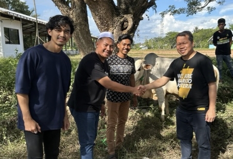 Sambut Idul Adha, Gides (Go Digital Desa) salurkan sapi qurban ke DPMD Kabupaten Tapin