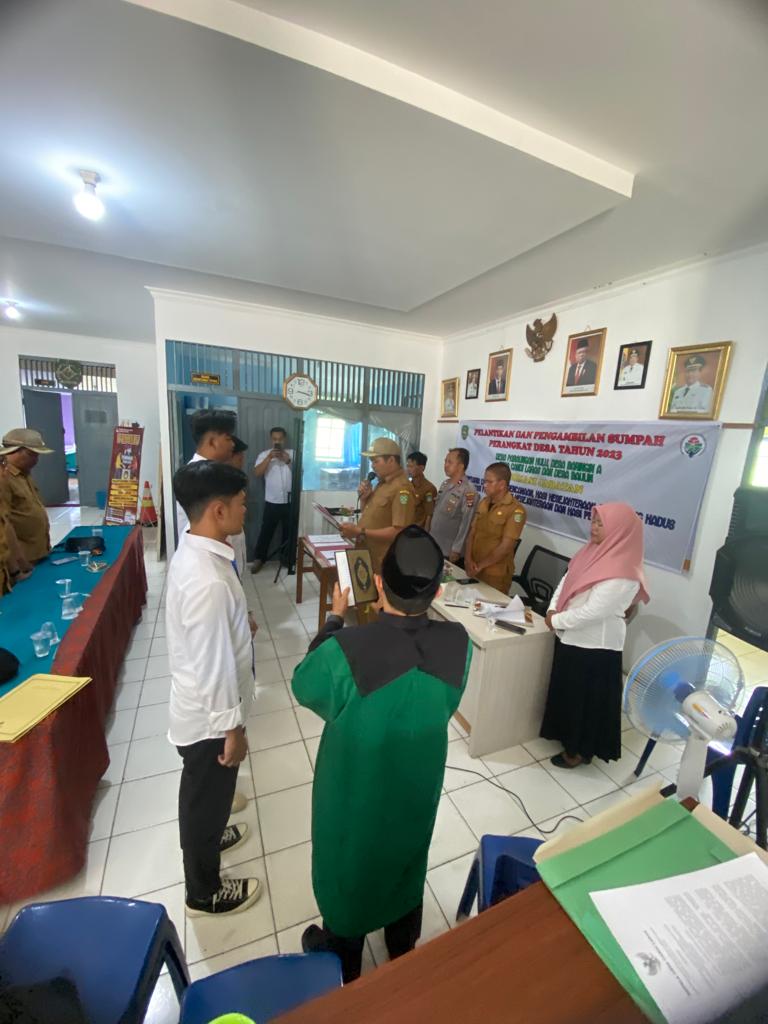 Pelantikan Aparat Desa Candi Laras Membangun Pelayanan dan Kesejahteraan Masyarakat