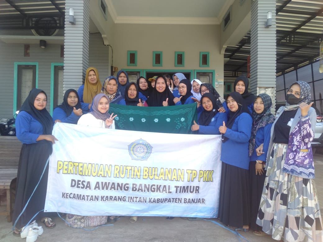 Sukses Digelar Pelatihan Pembuatan Sasirangan di Awang Bangkal Timur