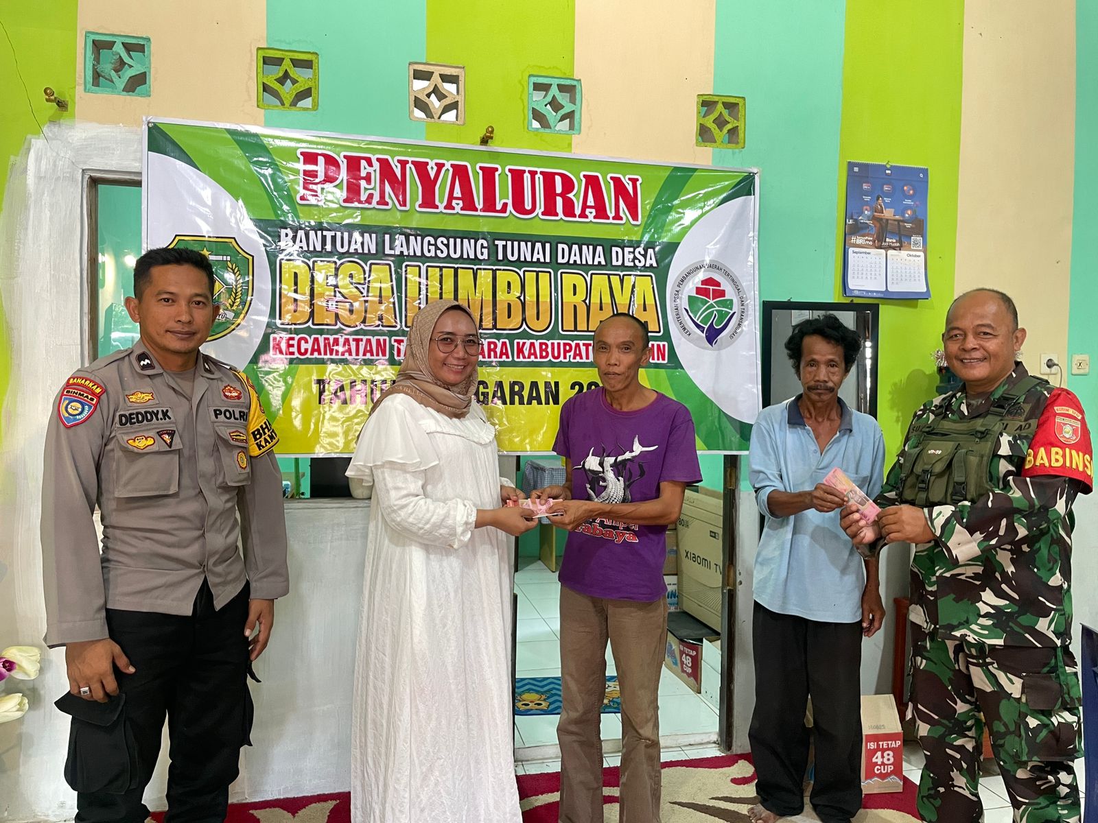 Pembagian BLT DD Tahap 3 Tahun Anggaran 2023 Desa Lumbu Raya